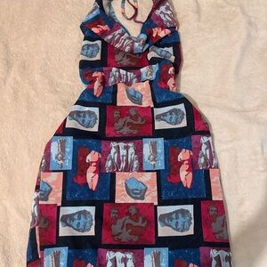 Forever 21 Multicolor Asymmetrical Dress